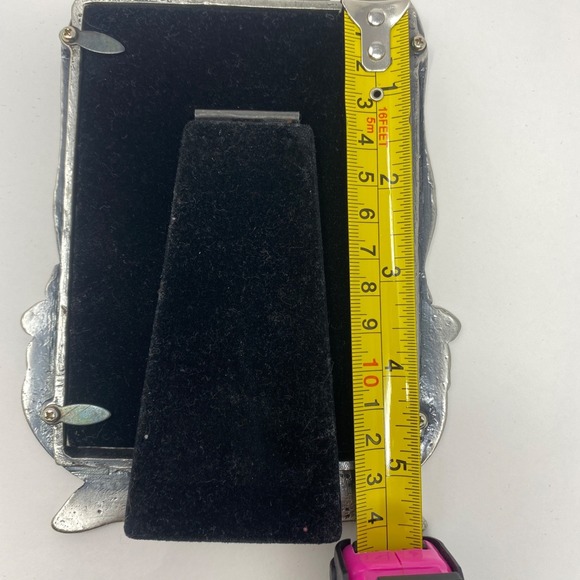 Lot Of Two 3.5x5 and 5x7 Silver Tone Picture Frames Ornate patterns bundle - Picture 16 of 16